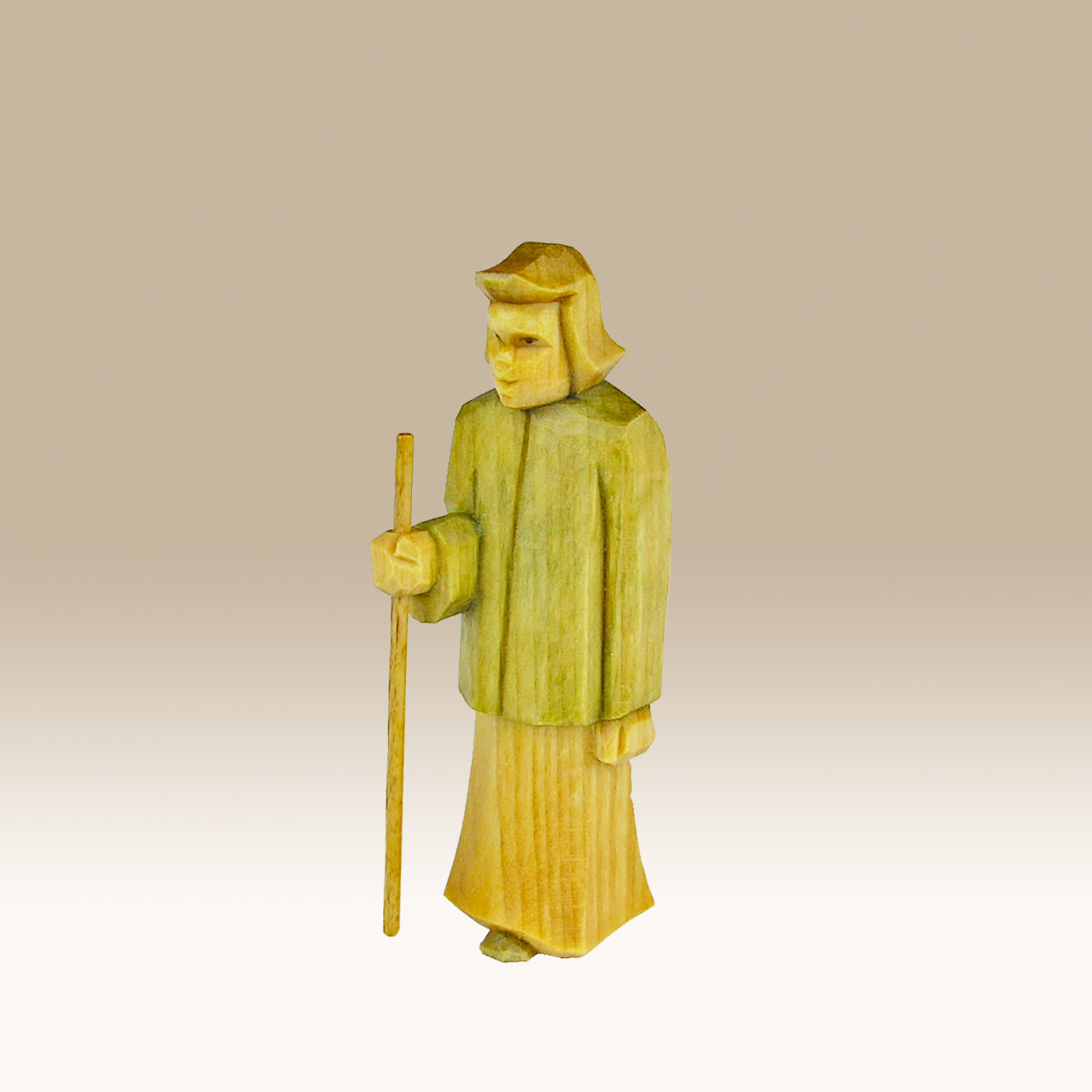 Geschnitzter Hirte