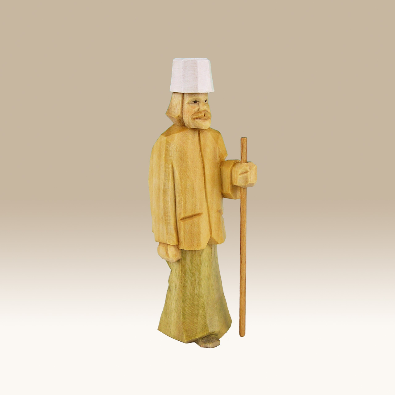 Geschnitzter Kameltreiber