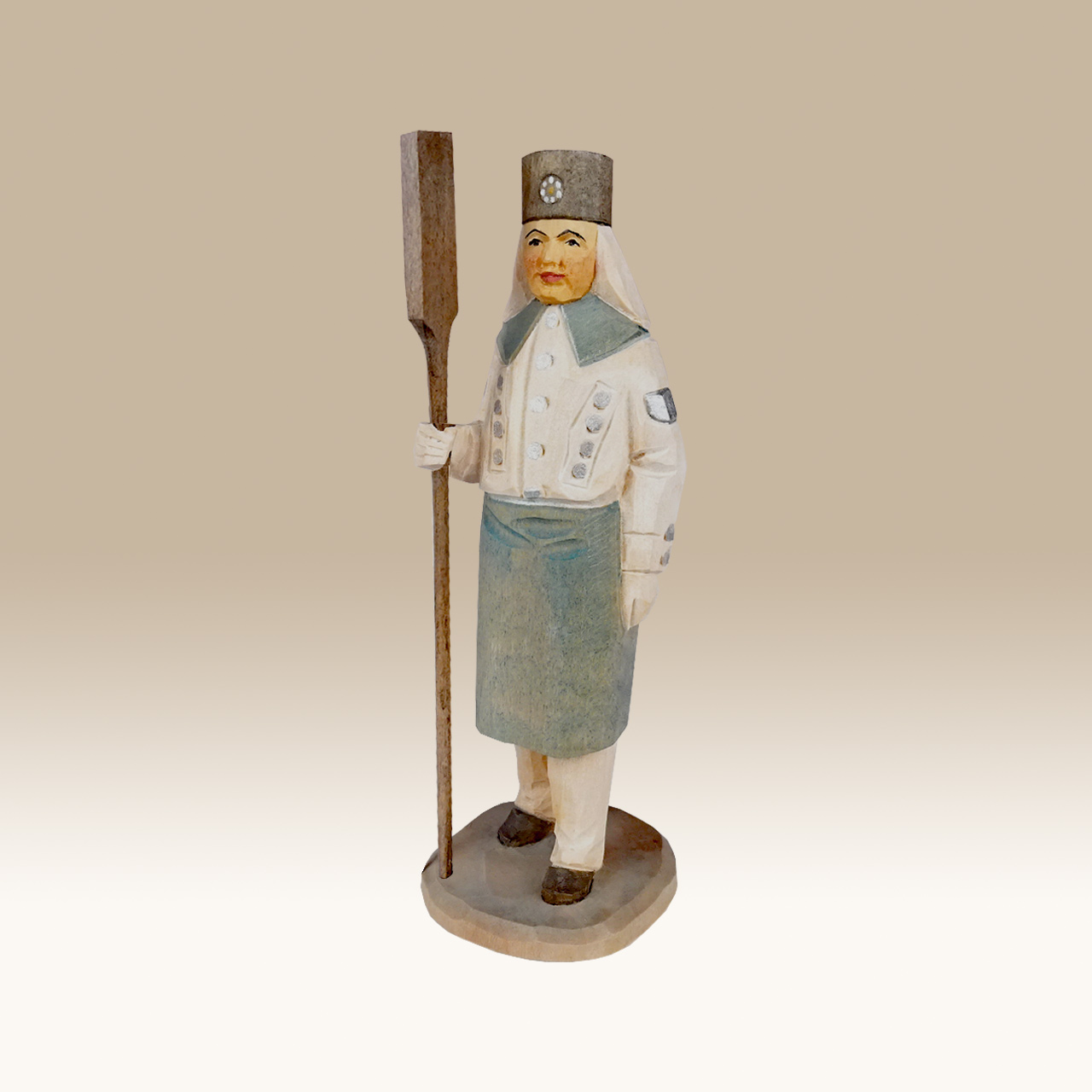 Geschnitzter Blaufarbenwerker