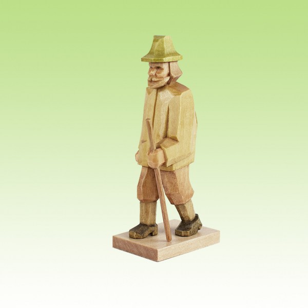 geschnitzter Wanderer