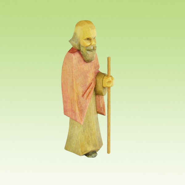 geschnitzter Hirte