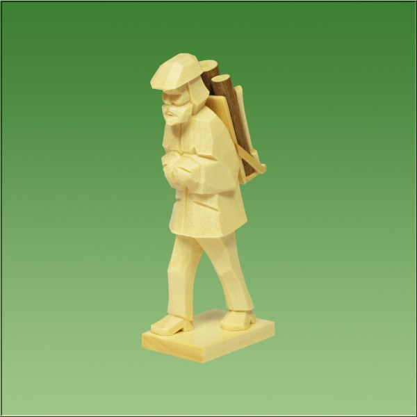 geschnitzter Holzfäller, 9cm natur