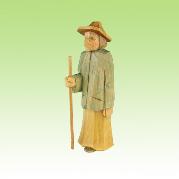 geschnitzter Hirte