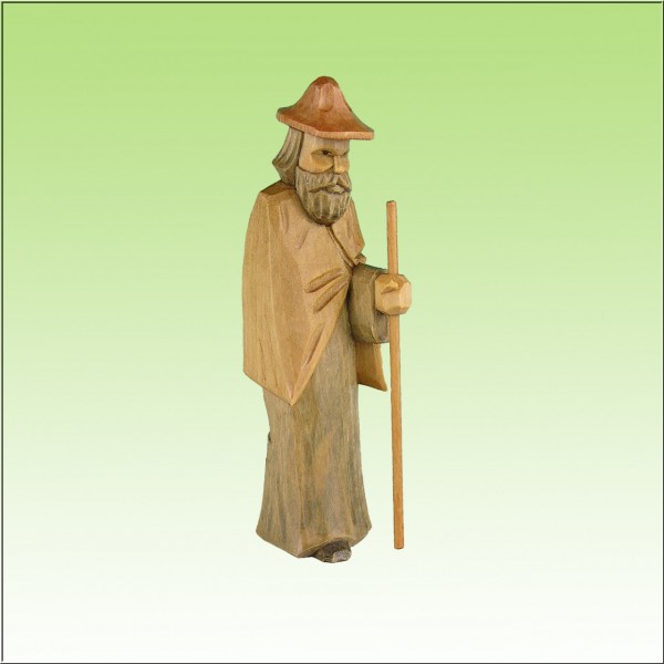 geschnitzter Hirte, stehend